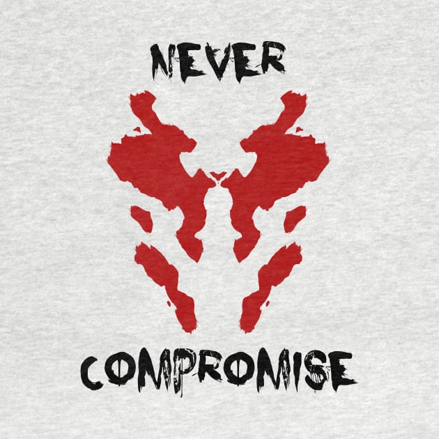 Rorschach Never Compromise Watchmen by Coccomedian